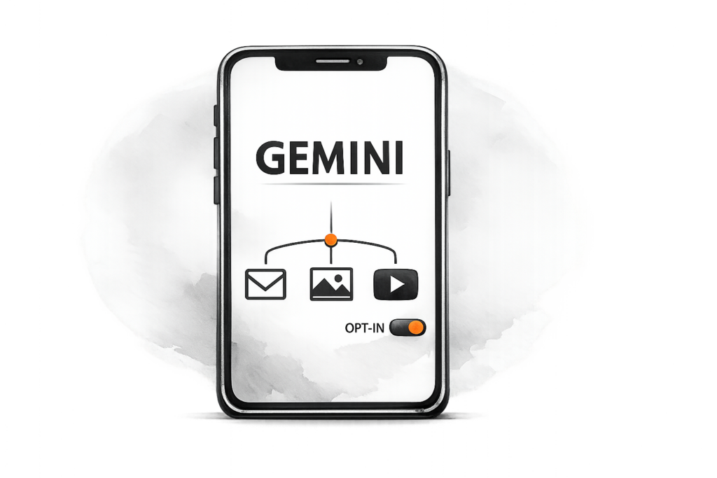 Gemini “Personal Intelligence” : Gemini connecté aux apps Google (Gmail/Photos/YouTube/Search)