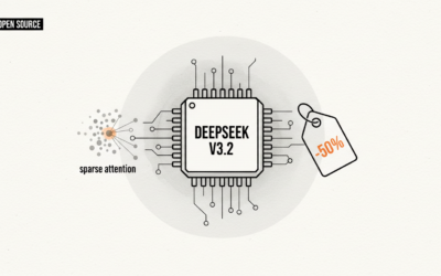 DeepSeek-V3.2 : comment un modèle chinois open-source divise par deux les coûts d’inférence avec l’attention “sparse”